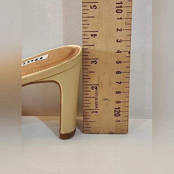 Dune London March Stylish Tan Mules Size 7 - Picture 9 of 13